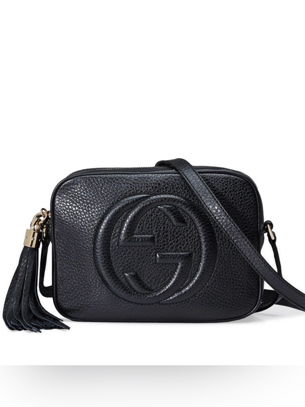 Gucci Black Leather Soho Disco Crossbody